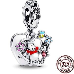 Sterling Silver Winnie The Pooh Charm
